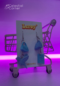 Under 30: Bluebird Barbie Girl Earrings