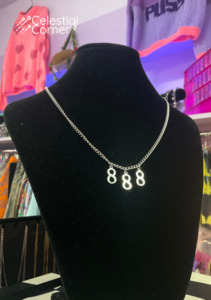 Best Alt Fashion Accessories: Lucky Number 888 Necklace