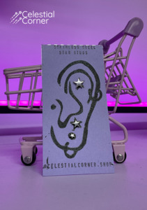 Best Alt Fashion Accessories: Celestial Star Studs
