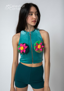 Peaceful Pond Rave Top