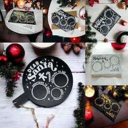 Holidays: "Dear Santa" Treats Trays