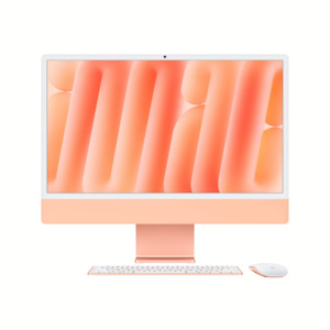 Apple Computers: Apple iMac 24" 2021 | M1 (884) | 8GB RAM | 256GB SSD Orange - Excellent Condition - Refurbished