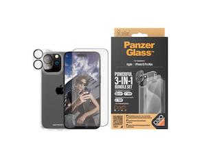 PanzerGlass 3-in-1 Protection Bundle for iPhone 15 Pro