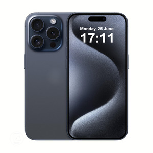 Apple Iphone Range: Apple iPhone 15 Pro Max 256GB Blue Titanium - Very Good Condition - Refurbished