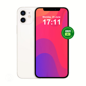 Kogan: Apple iPhone 12 Mini 64GB White - [Face ID not working] (New Battery)