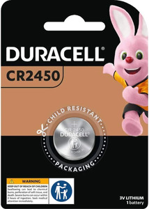 Duracell Lithium Button Cells – CR2450-BP1