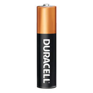 Batteries: DURACELL 1.5V AAA MN-2400 COPPERTOP ALKALINE BATTERY, box of 24