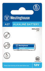 All Batteries: Westinghouse Alkaline - A27 12 Volt