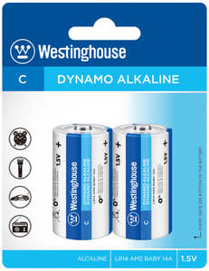 All Batteries: Dynamo Alkaline C 2 Pack