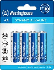 1.5v: Dynamo Alkaline AA 4 pack
