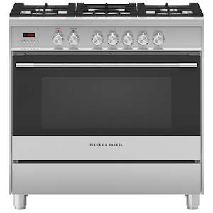 Fisher & Paykel 90cm Dual Fuel Freestanding Cooker