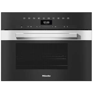 Miele Built-In CleanSteel Steam Oven with Microwave