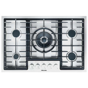 Miele 77cm Stainless Steel Gas Cooktop