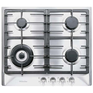 Gas Cooktops: Miele 60cm Stainless Steel Gas Cooktop
