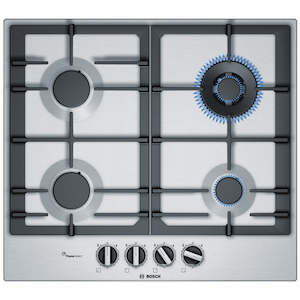 Bosch 60cm Stainless Steel Gas Cooktop