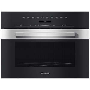 Ovens: Miele CleanSteel Built-In Microwave