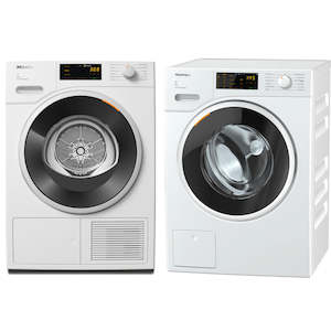 Matching Pairs: Miele 9kg Washer + 9kg Dryer