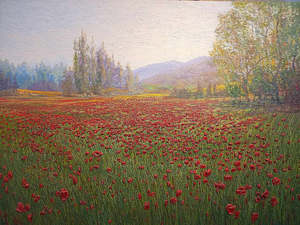Art On The Secondary Market: Field of Poppies-Raquel Clarke