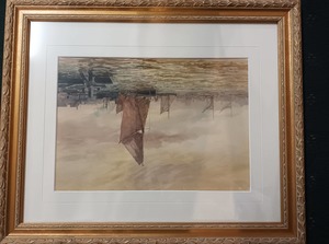 Art On The Secondary Market: Rix Carlton 1890-1962-Old Sailing ships