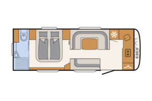 Products: Dethleffs Beduin Scandinavia 690BQT - Central RV Caravans for sale NZ Dethleffs authorised agent