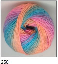 Rainbow Spun 8ply Acrylic