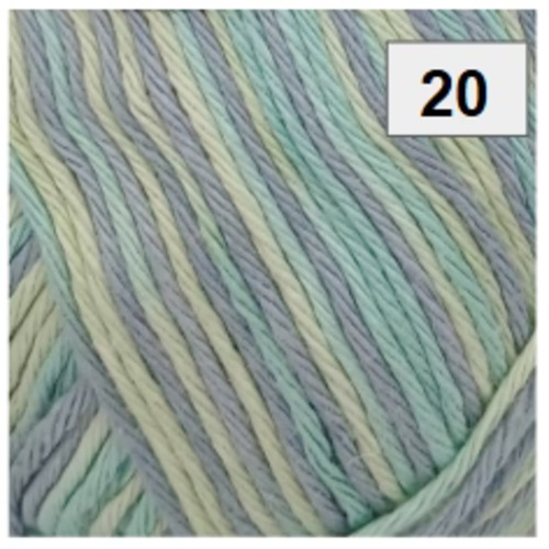 Yarn: Soft Cotton Prints 8ply 100g