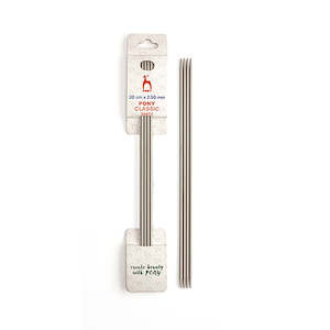 Pony Aluminium Double Point Needles – 20cm