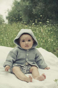 Babies 4 Ply: Harper Hoodie 8ply | Lisa F Design BC52