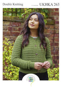 Babies 8 Ply: Cardigan | UKHKA 263