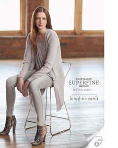 Babies 8 Ply: Longline Cardi | Cleckheaton 411