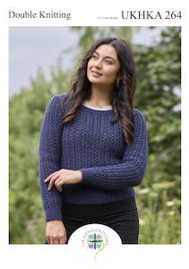 Babies 8 Ply: Lace Jumper & Tank | UKHKA 264