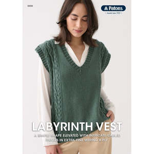 Babies 8 Ply: Labyrinth Vest | Patons 0058