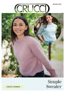 Babies 8 Ply: Simple Mohair Sweater | Crucci 2401