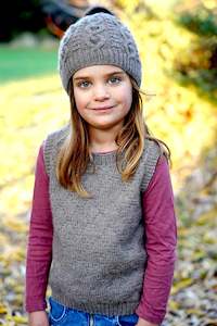 Lisa F Design: Vyna Vest and Hat 8ply | Lisa F Design - LF50