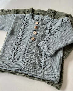 The Kiwi Knit Stitch Company: Abby Cardigan & Hat 8ply | The Kiwi Stitch & Knit Co