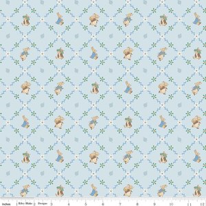 Blue: Peter Rabbit & Benjamin Bunny Lattice | Blue 25030 110