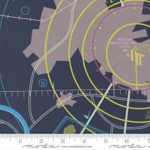 Blue: High Flight | VFR Chart Novelty Map | Navy 45060 18