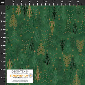 We Love Christmas | Trees | Green/Gold | 4591-801