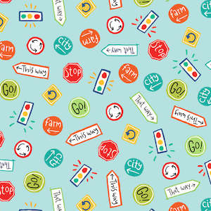 Vroom Vroom | Street Signs | Aqua 30828 Q