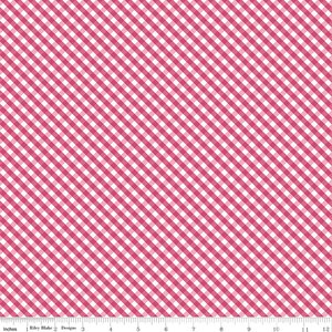 Basics: Hydrangeas in the Garden | Gingham | Raspberry 25040 107