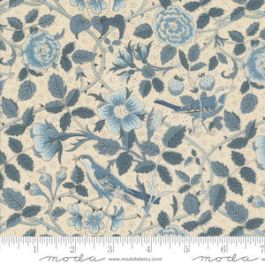 Floral 1: Sacre Bleu | Oiseaux | Pearl/French Blue 13972 12