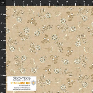Natural: Fleurs de France | Linen/White | 4502-962