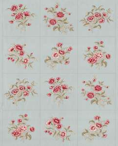 French General: Antoinette Panel 90cm Ciel Blue 13958 13