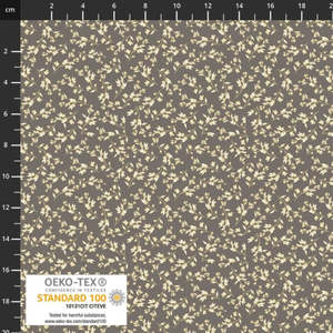 Brown: Petite Meadows | Cluster Grass Seeds | Brown/Cream 4512-046