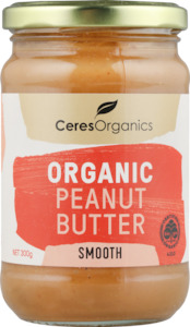 Breakfast Spreads: Organic Peanut Butter, Smooth - 300g