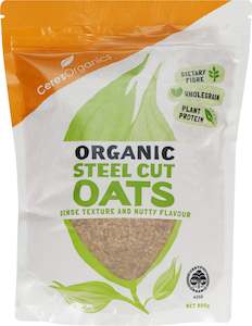 Breakfast Breakfast Cereal: Organic Steel Cut Oats - 800g
