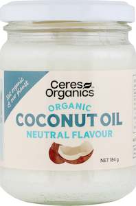 Cooking Oils Vinegar: Organic Coconut Oil, Neutral Flavour (formerly High Heat) - 200ml