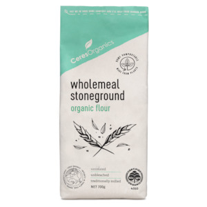 Baking Flour: Organic Wholemeal Stoneground Flour - 800g