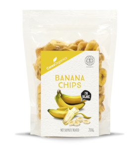 Baking Dried Fruits: Organic Banana Chips - 200g