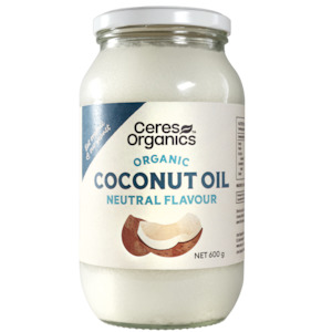 Cooking Oils Vinegar: Organic Coconut Oil, High Heat Cooking - 600g